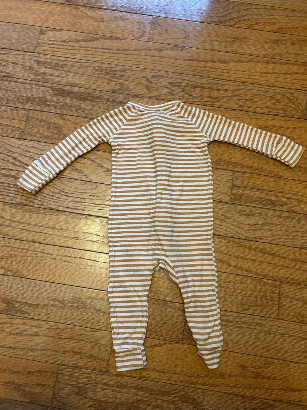 Kids Brown and Cream Two-Pack One-Piece Sleepers